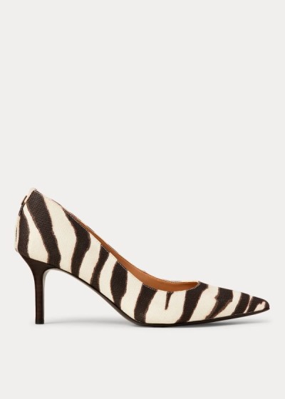 Scarpins Ralph Lauren Lanette Zebra-Print Mulher 28760-PDYO